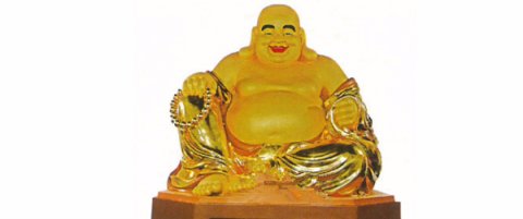 弥勒佛坐像雕塑