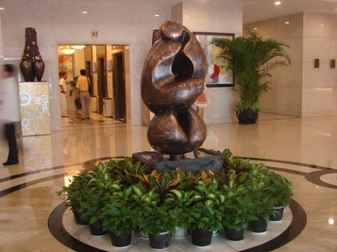 酒店宾馆大厅雕塑