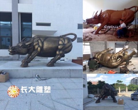 铜牛雕塑东莞东邦科技